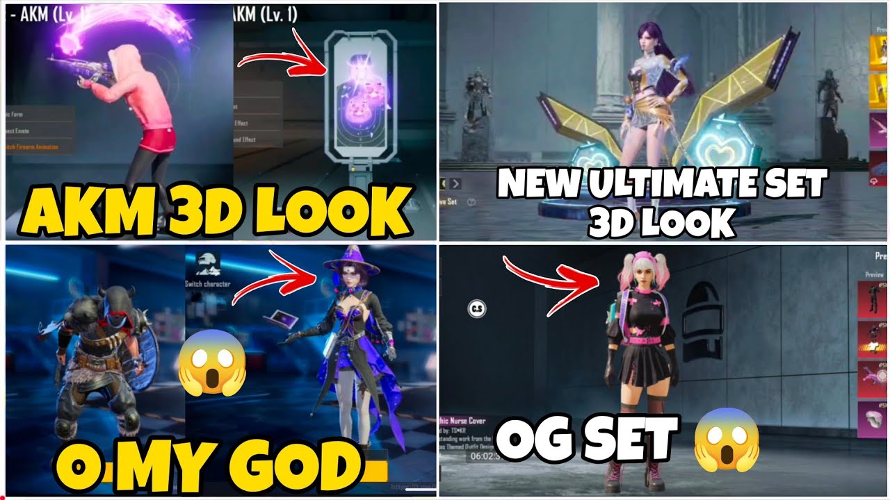 V430 | NEW JOKER AKM SKIN 3D LEAKS & NEW ULTIMATE SET 3D LEAKS😱