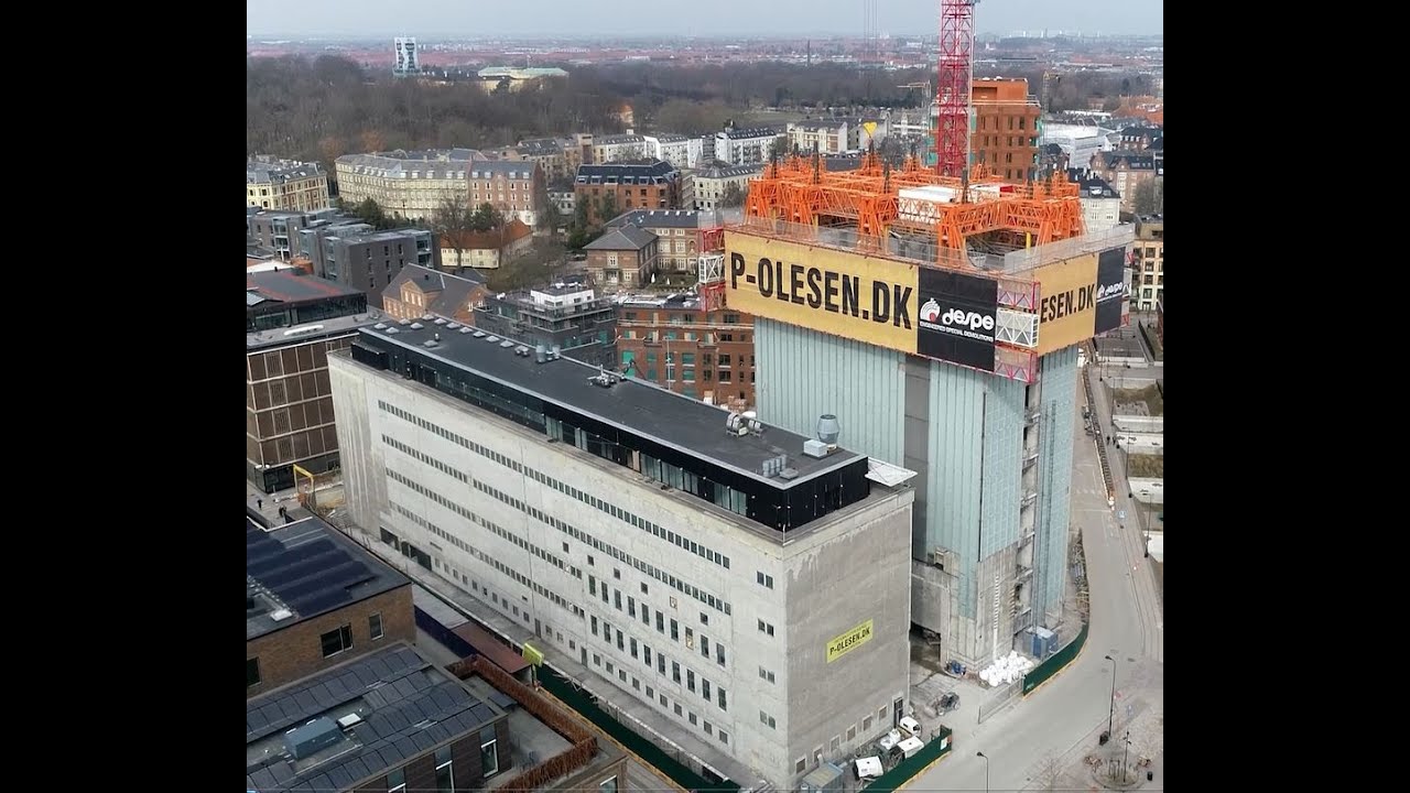 P. Olesen nedbryder Carlsberg-siloen - Status 9/4/21