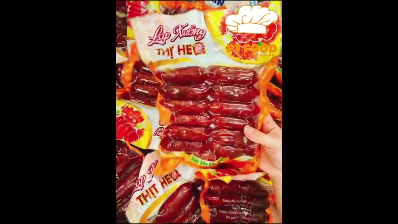 Lạp xưởng heo kh&ocirc; ti&ecirc;u đen #lapxuong