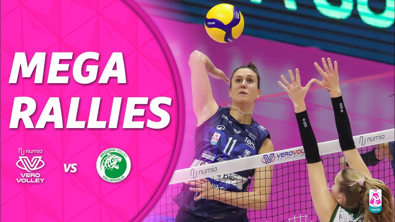 MEGA RALLIES of the match Milano - Vallefoglia | Lega Volley Femminile 2024/25