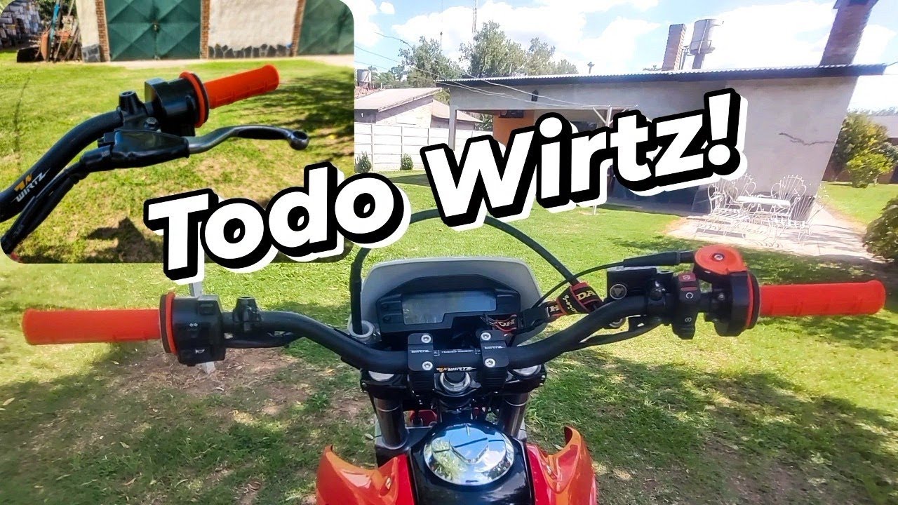 Manubrio y accesorios WIRTZ al XR 250 Tornado // PottyEstetiK