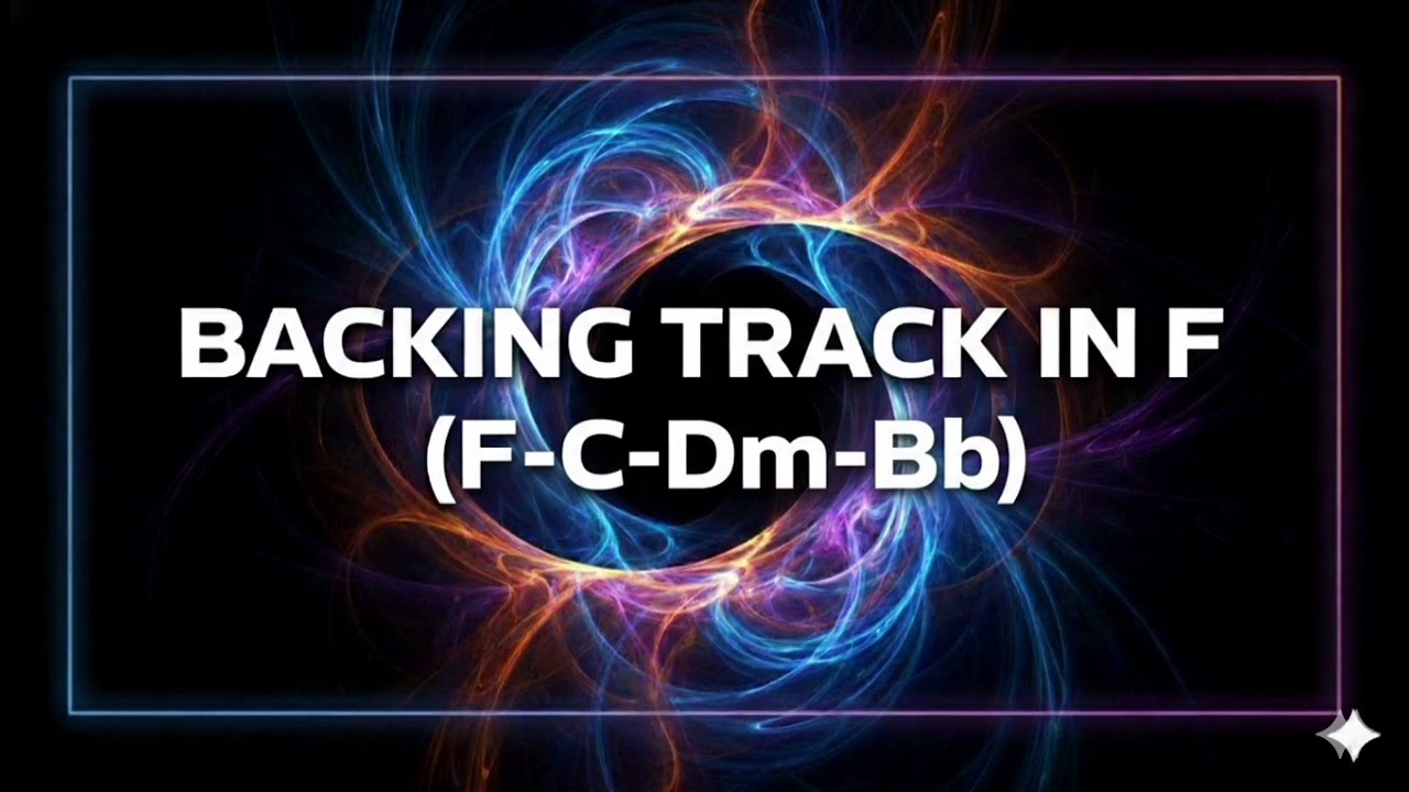 F C Dm Bb backing track progresión I V Vi IV