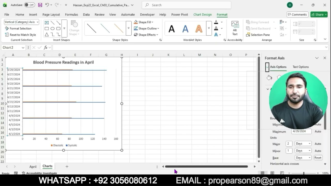 Exp22_Excel_Ch03_Cumulative_Patient | Excel Chapter 3 Cumulative - Blood Pressure Monitoring