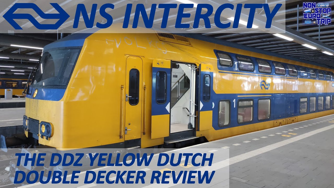 THE FANTASTIC NS DDZ DOUBLE DECKER REVIEW / DEN HAAG TO SCHIPHOL AIRPORT / DUTCH TRAIN TRIP REPORT