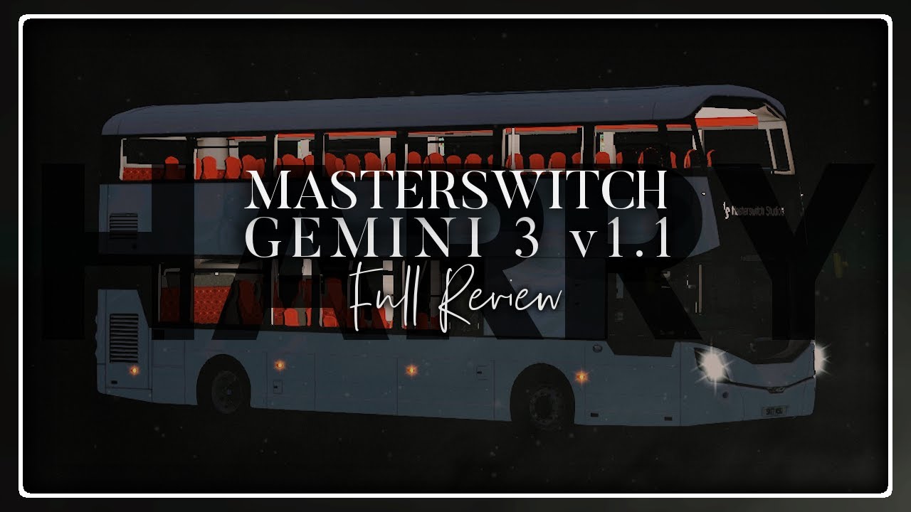 OMSI 2 - Masterswitch Gemini 3 v1.1 Update | Full Review