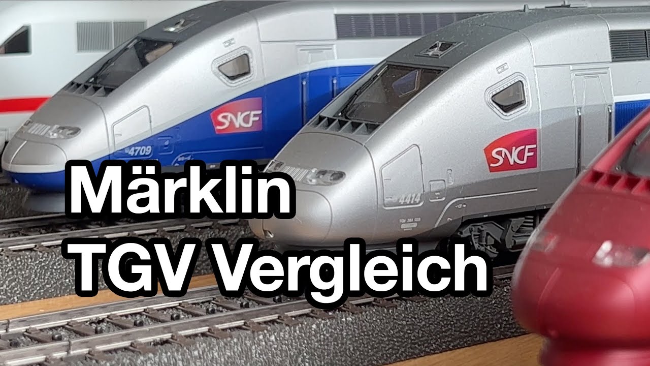 #TGV Vergleich: M&auml;rklin TGV EuroDuplex (37793) und M&auml;rklin TGV POS