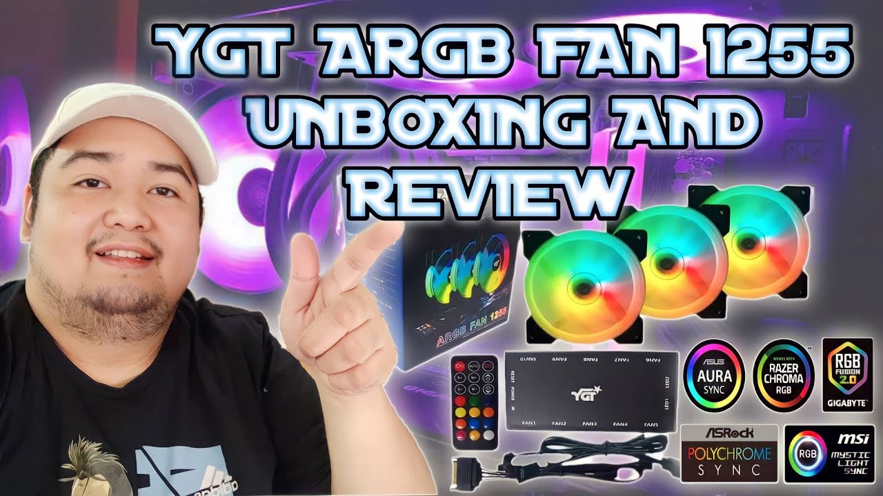 YGT ARGB FAN 1255 ROMANTIC UNBOXING AND REVIEW