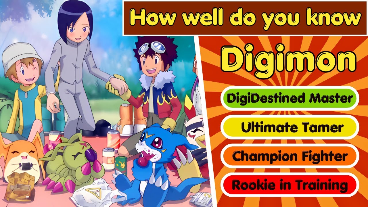 Digimon Fun and Challenging Quiz! Prove Your Digimon Knowledge with These Digimon Trivia Questions!