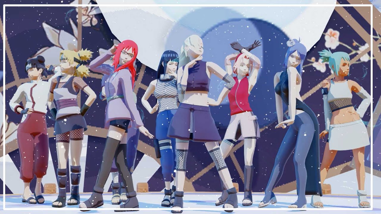 【MMD】Love Foolish ft.Naruto Girls