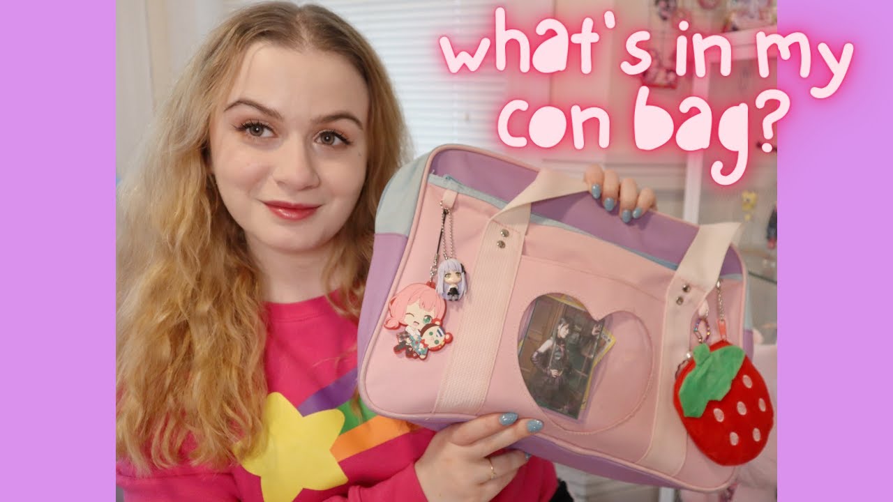 what's in my con bag 💜 anime boston 2023