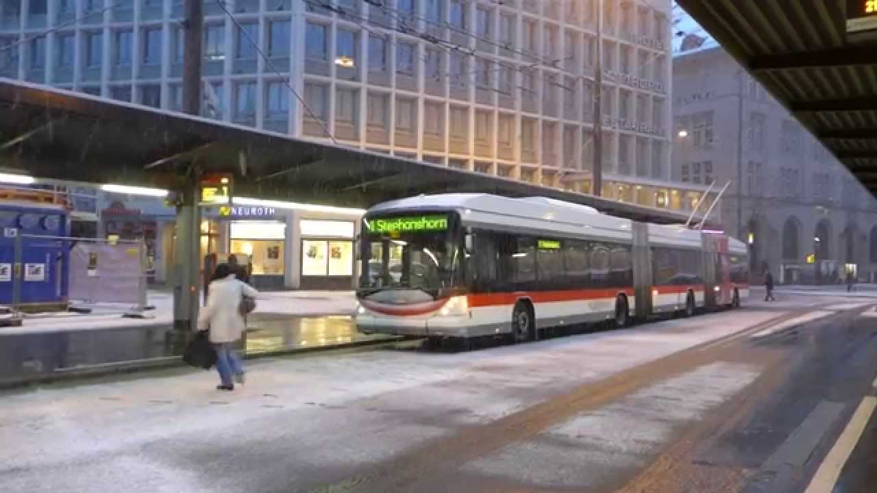 Oberleitungsbusse in St. Gallen (Schweiz)