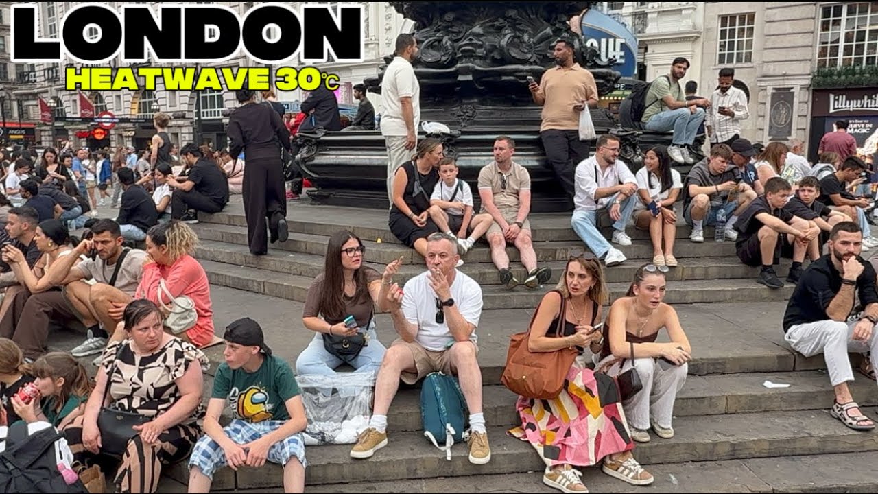 London in June 2025: London Summer Heatwave ! 30°C Walking Tour | 4K HDR Virtual Walk [4K HDR]