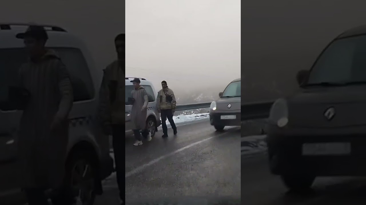سويسرا المغرب عودة الثلوج إلى قمم جبال الاطلس المتوسط مدينة القصيبة ❤️🌿