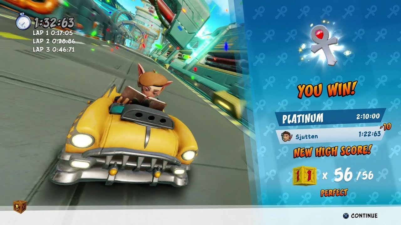 CTR Nitro Fueled - Android Alley - Platinum Relic (All Boxes)