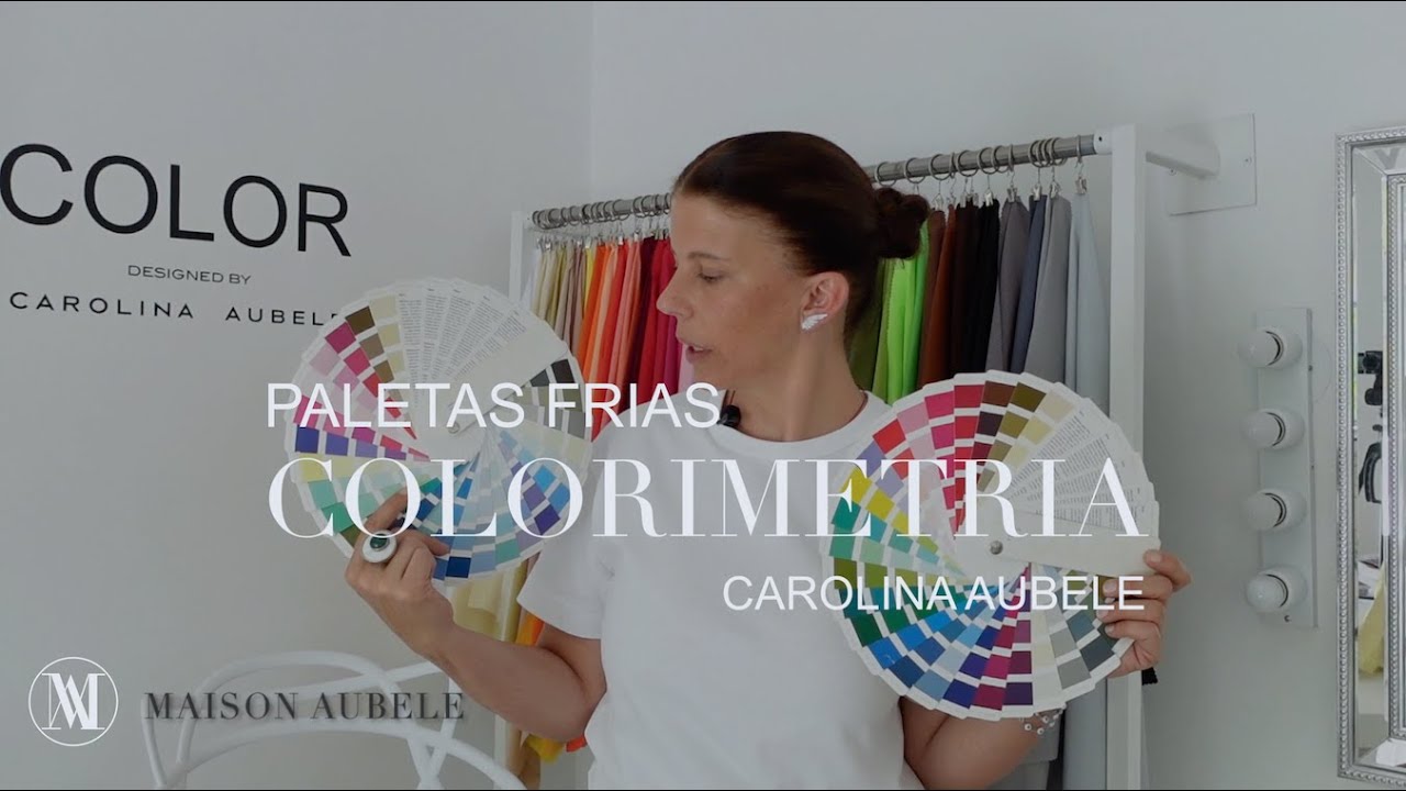 Cómo saber tu colorimetría, parte 2.1 PALETAS FRIAS #coloranalysis  #colorimetria  #maisonaubele