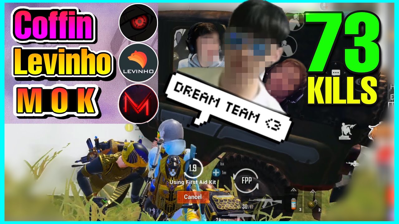 Coffin + Levinho + MOK | Legend Match | 38KILLS + 35KILLS | PUBG MOBILE