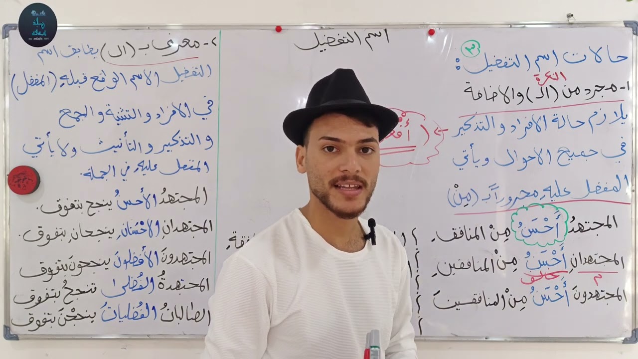 اسم التفضيل للثالث متوسط - المحاضرة الثانية