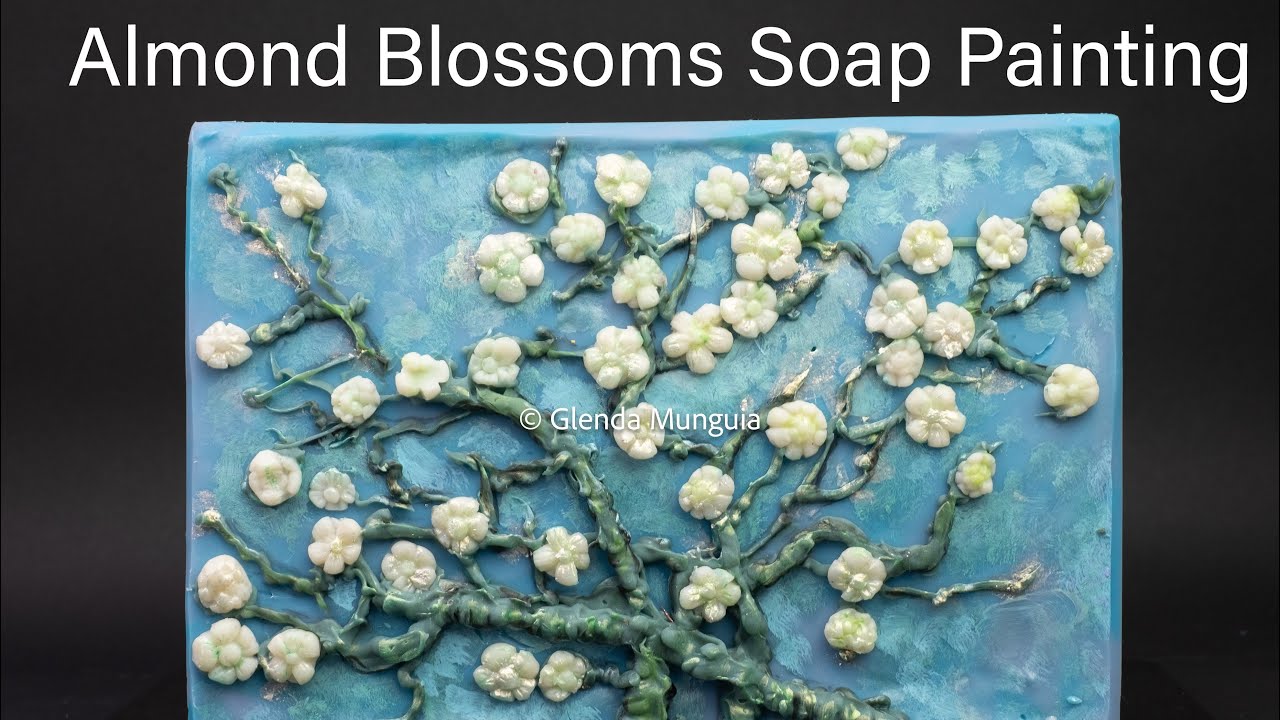 Van Gogh's Almond Blossoms with Soap