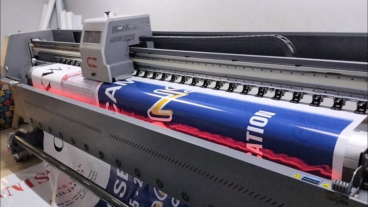 🔴 Amazing Flex Printing Machine in Action! | High-Speed Printing Demo 🔥 #hashmiadvertising #video