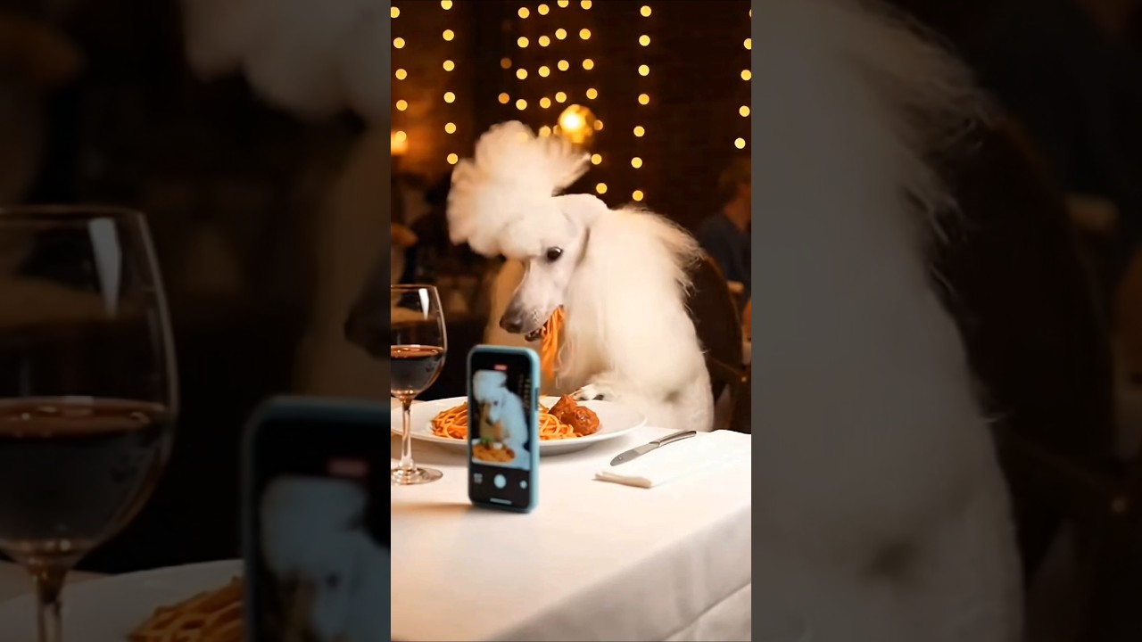 Influencer Dog Gets The Shot Then Ruins It 🍝🐩