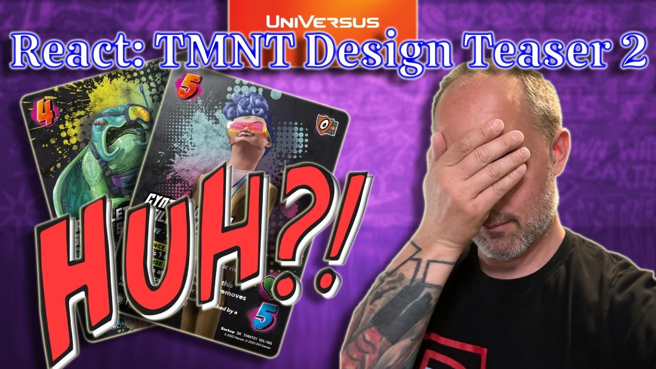 UniVersus: React TMNT Design Teaser 2 #tmnt #uvsgames #universus