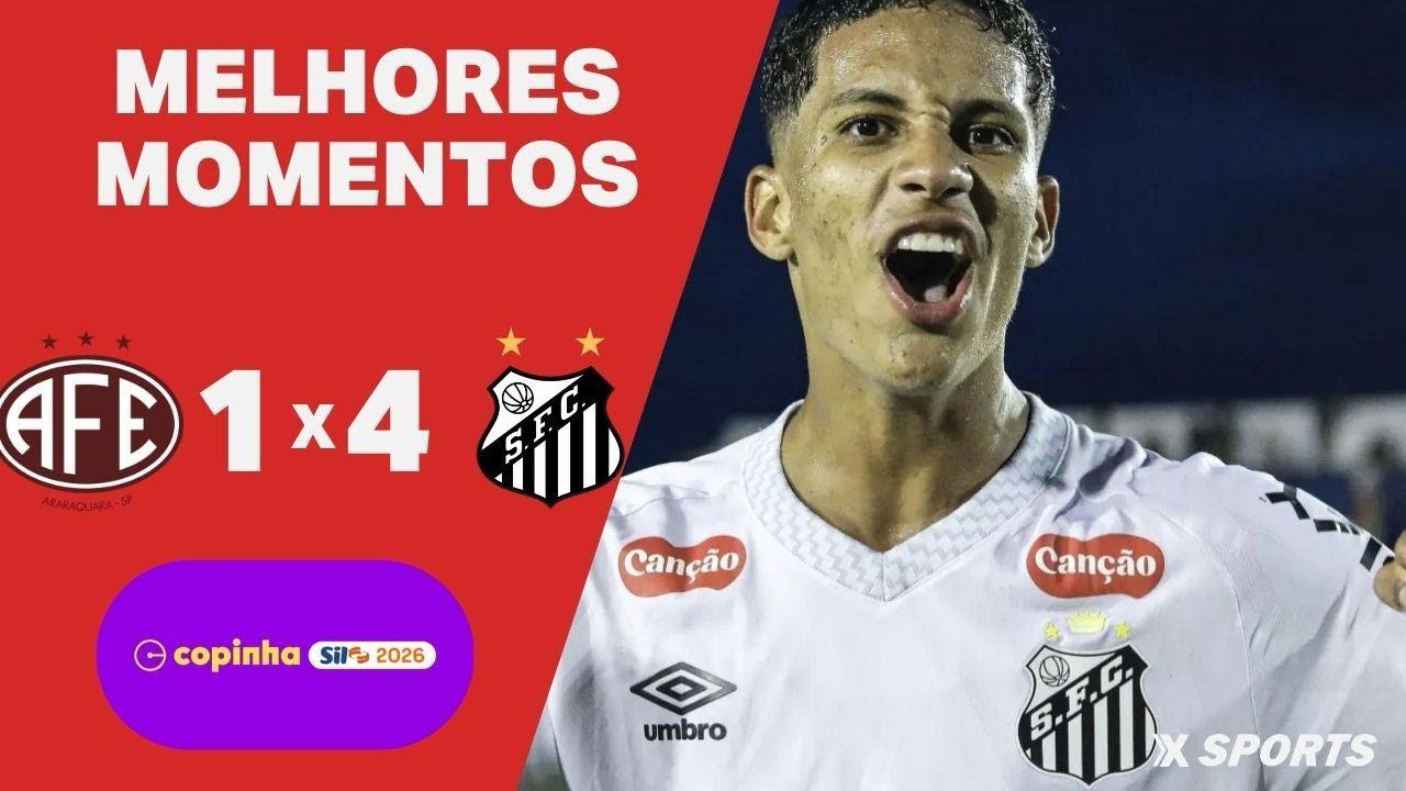 MELHORES MOMENTOS &ndash; FERROVI&Aacute;RIA 1X4  SANTOS