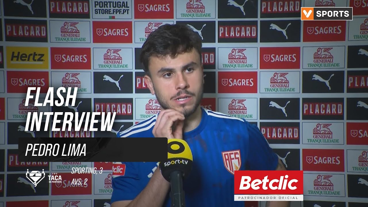 Taça de Portugal (Quartos de Final) | Sporting 3-2 AVS: Flash Interview Pedro Lima