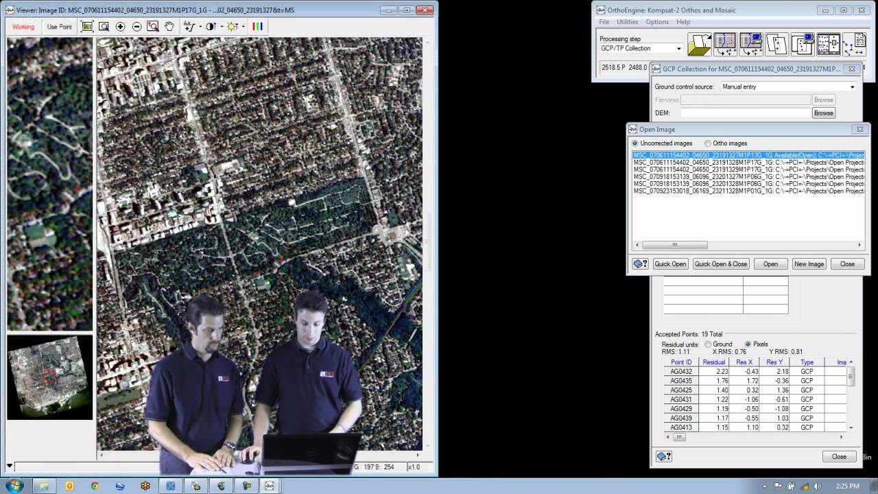 Automation in Geomatica - Workflows for Image Pre-processing