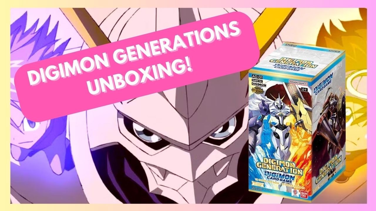 Распаковка Digimon Generations AD-01!