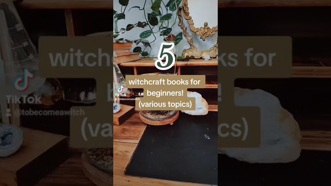 5 Witchcraft books for beginners! (Various topics) ✨🍄