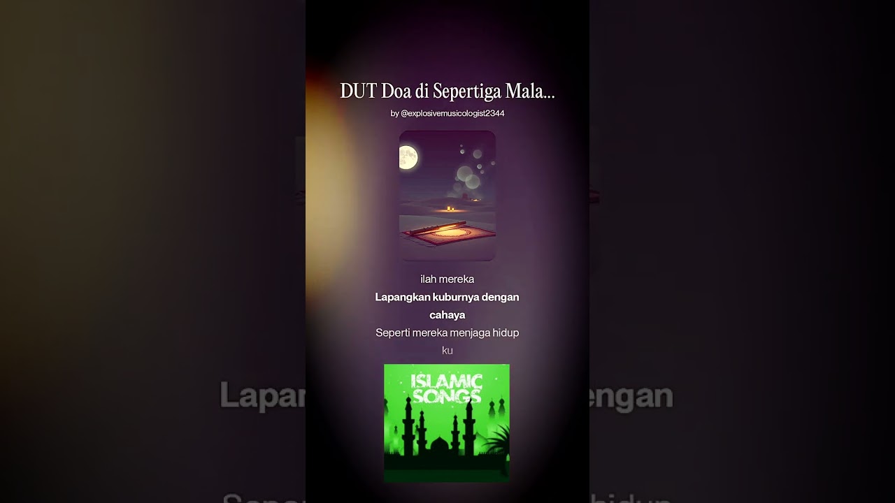 DUT ISLAMIC SONGS Doa di Sepertiga Malam