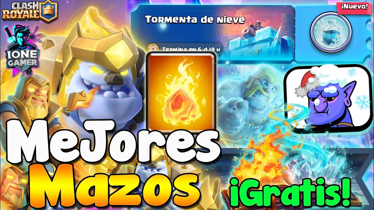 LOS MEJORES MAZOS DESAFÍO DE LA TORMENTA DE NIEVE EN CLASH ROYALE 😍 Ione Gamer