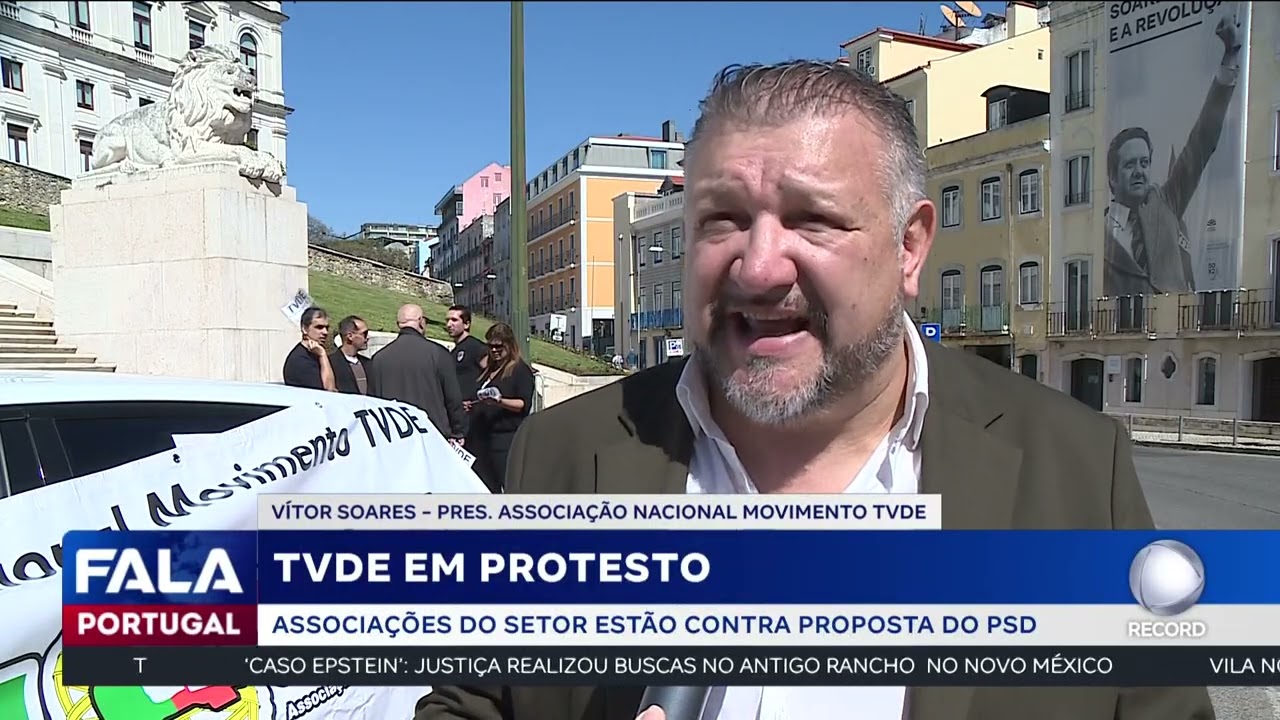 TVDE em protesto