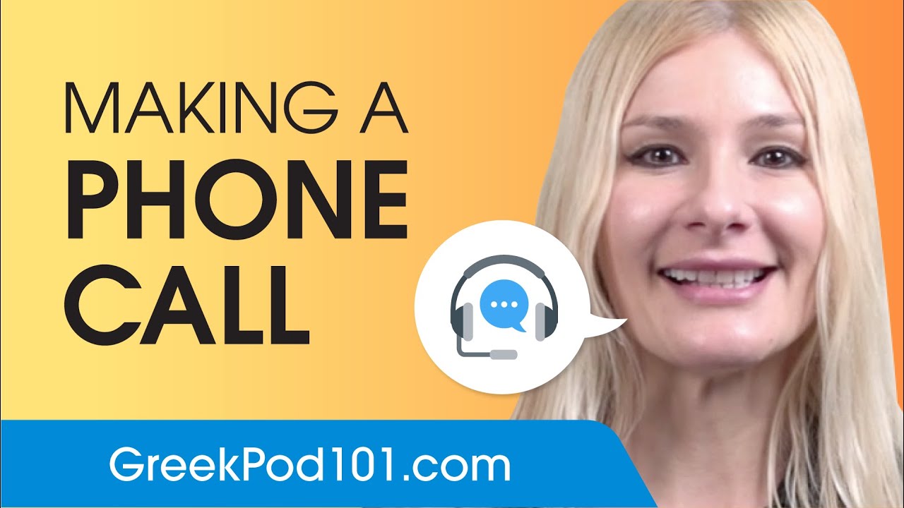How to Make a Phone Call in Greek - Greek Conversational Phrases