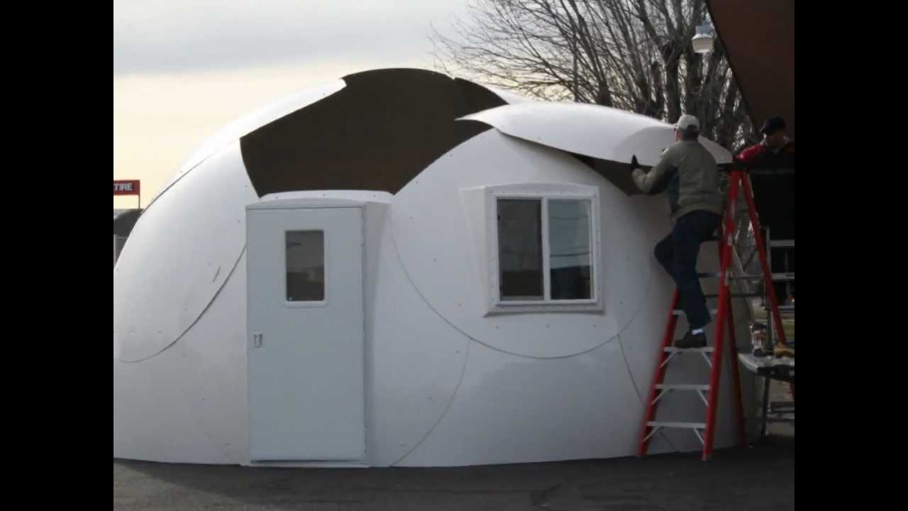 Intershelter Dome Goes Up in No Time