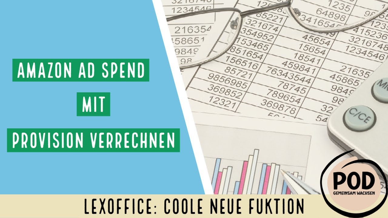 Amazon Ad Spend mit Provisionen verrechnen? | Lexoffice: Coole neue Funktion