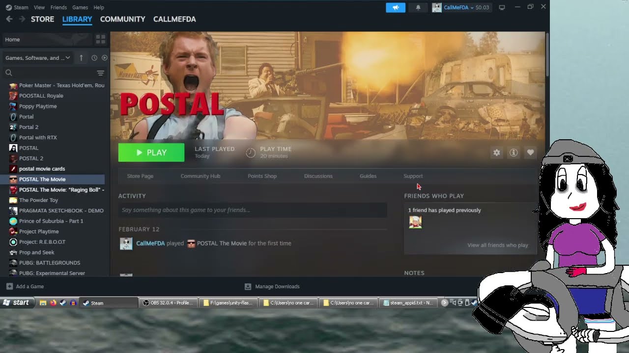 Как получить бесплатные коллекционные карточки Steam из фильма Postal