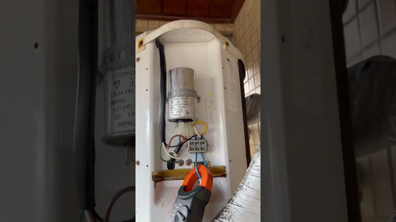Ar condicionado split springer/midea não gela compressor liga e depois desarma por alta amperagem