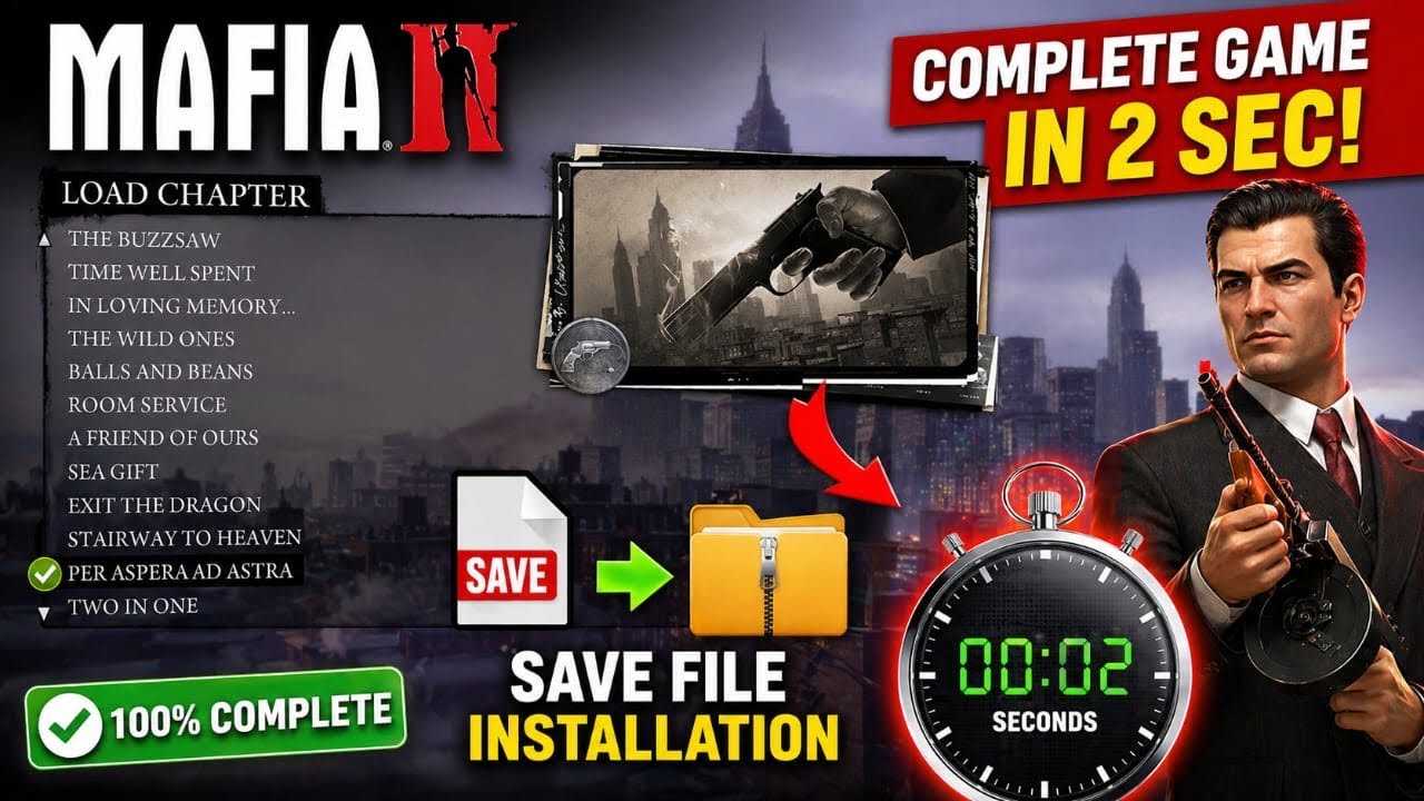 How To Install Savefile In Mafia 2