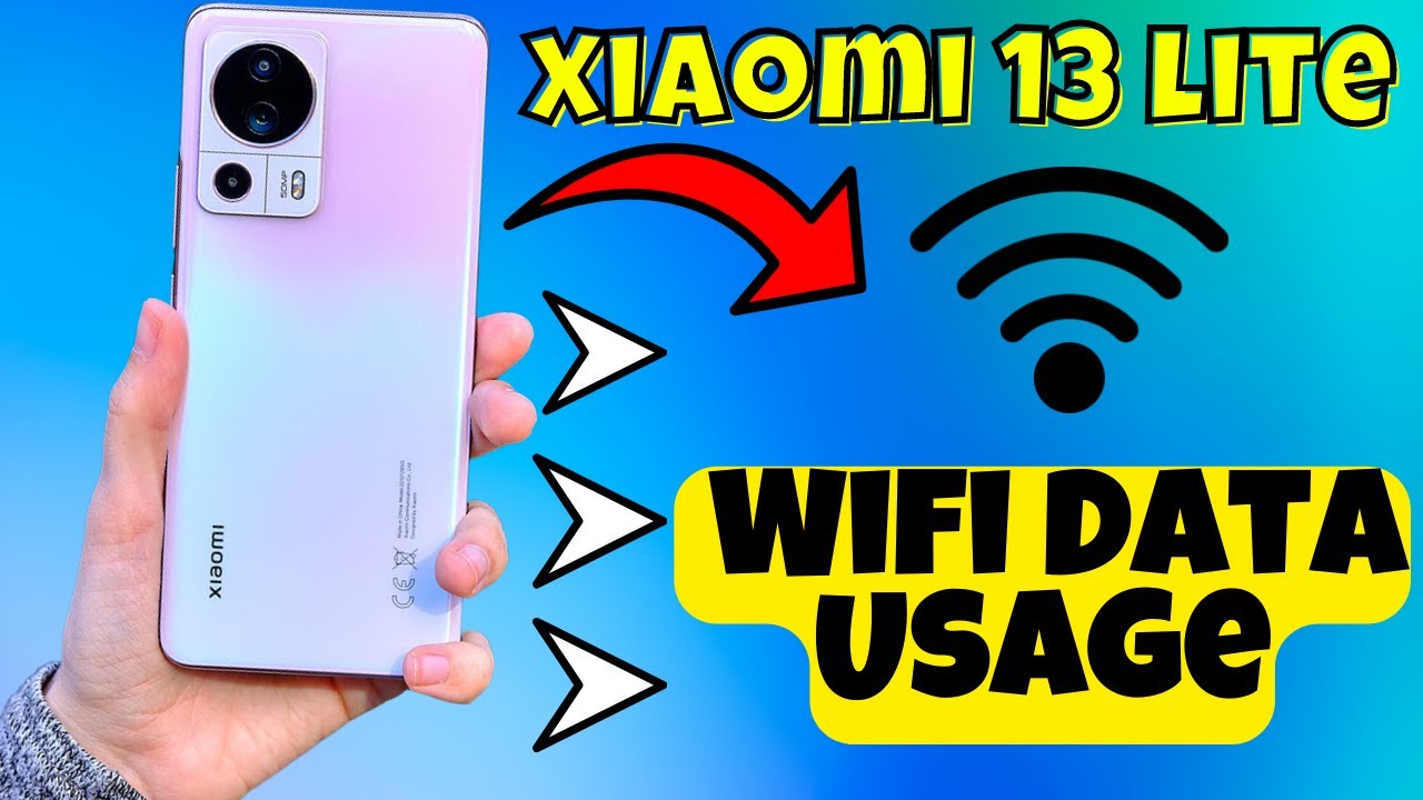 Xiaomi 13 Lite / Ultra Wifi Data Usage || How to use wifi data usage