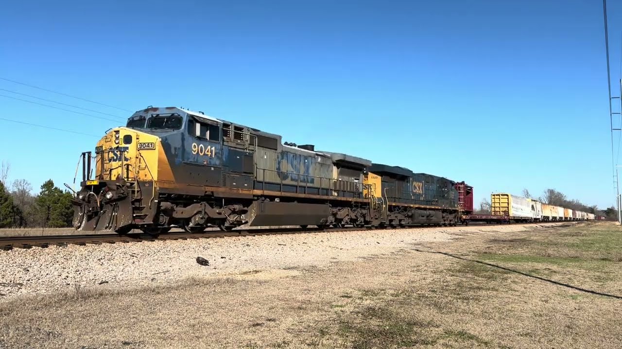 CSXT 9041, L708, Milstead, AL, 2/1/26