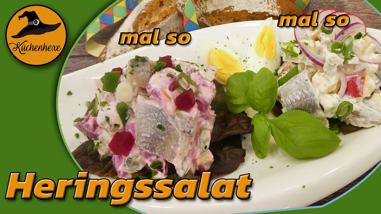 Herrlicher Heringssalat mal so mal so !