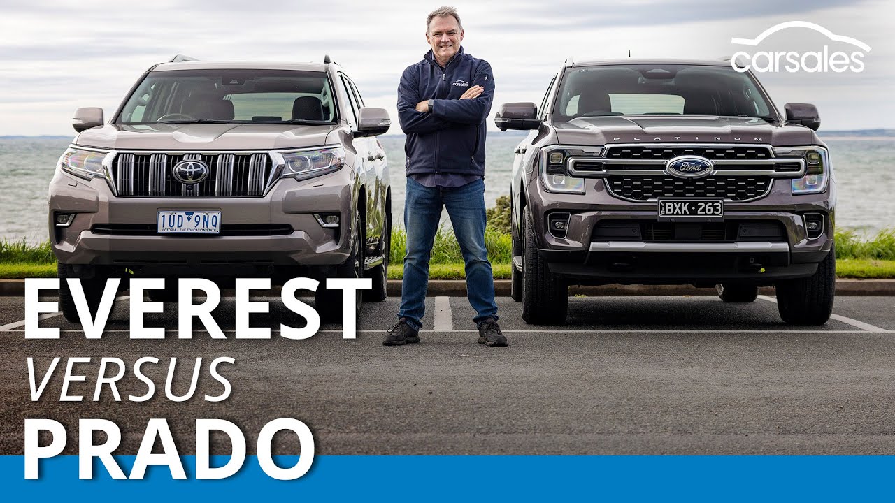 2023 Ford Everest v Toyota Prado Comparison