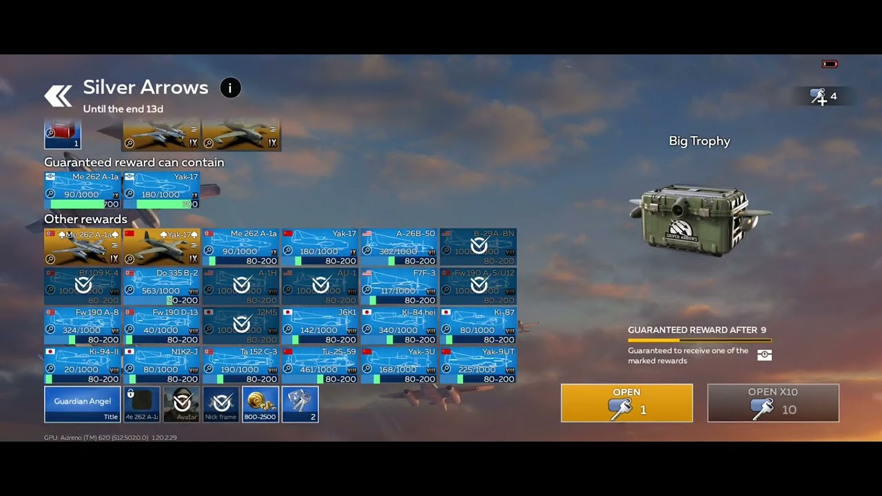 Gaijin blessed with 4 keys from medium trophy | War Thunder Mobile.