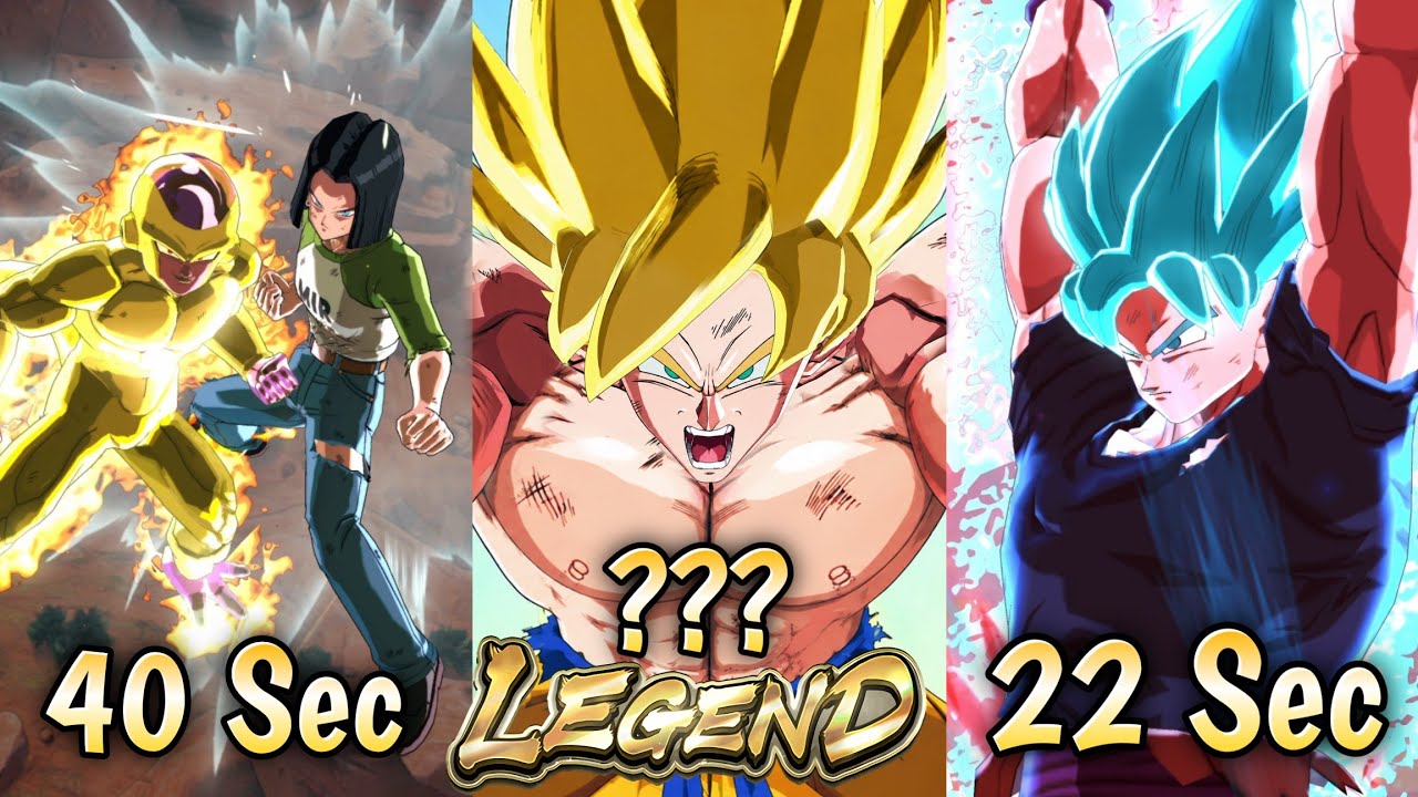 Top 5 Longest LEGEND Legendary Finishes in the Game!!-Dragon Ball Legends 