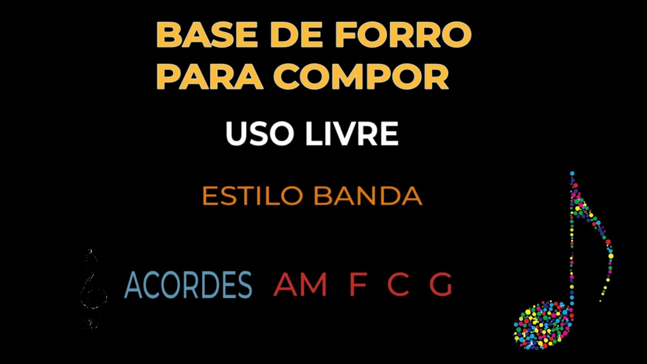 BASE DE FORRO PARA COMPOR #ESTILO BANDA