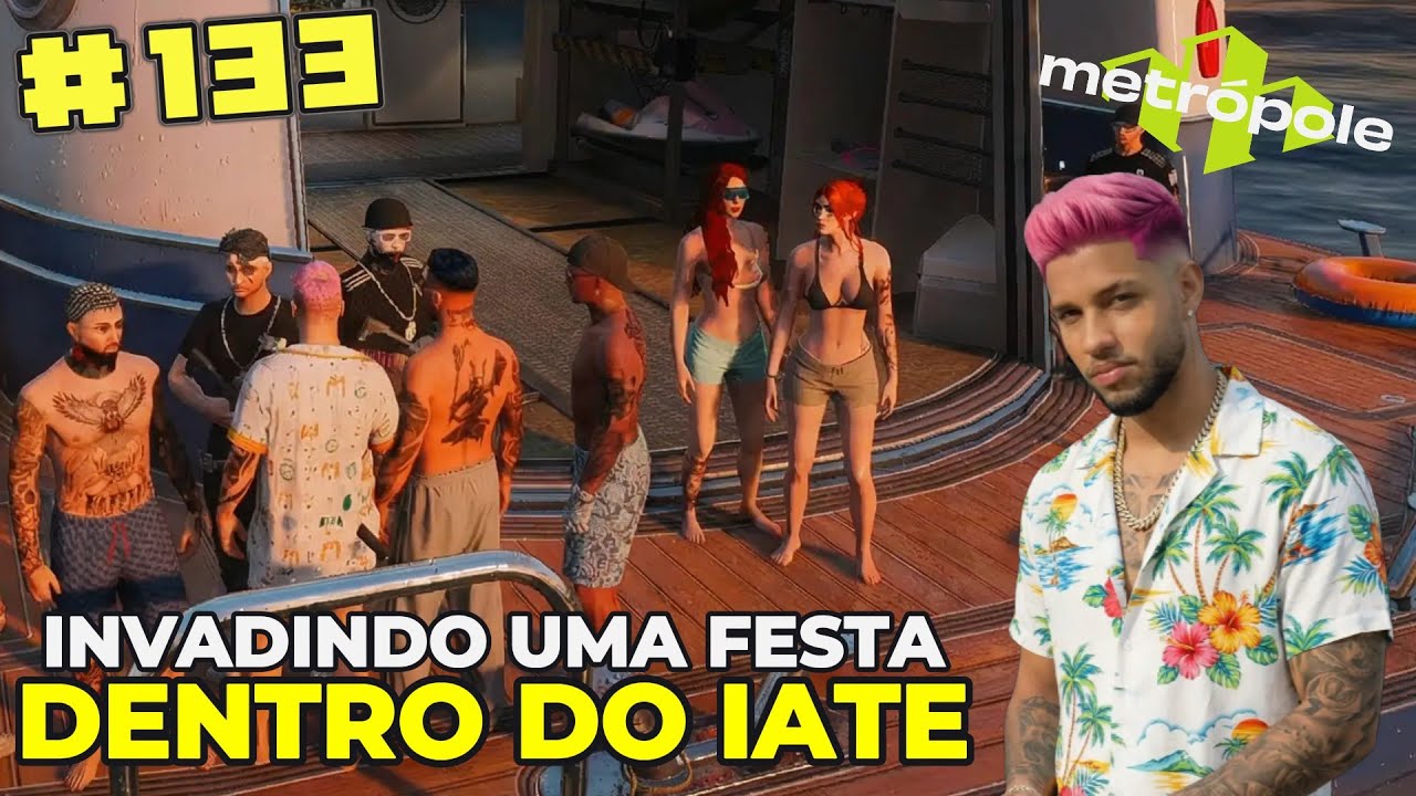 BAHIA MANDOU MENSAGEM PARA O CORONEL PRENDER TODO MUNDO DA FESTA | GTA V | BAHIA NO METRÓPOLE RP