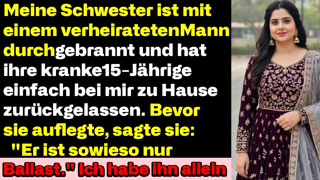 Meine Schwester brannte mit einem Verheirateten durch — und ließ ihre kranke Tochter bei mir