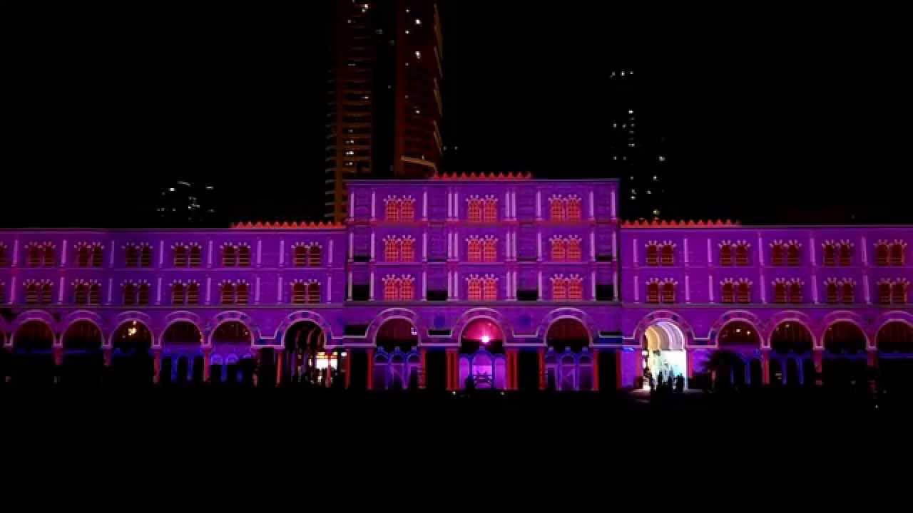 Sharjah Lights Festival 2015, Al-Qasba; Lights show, #SLF2015