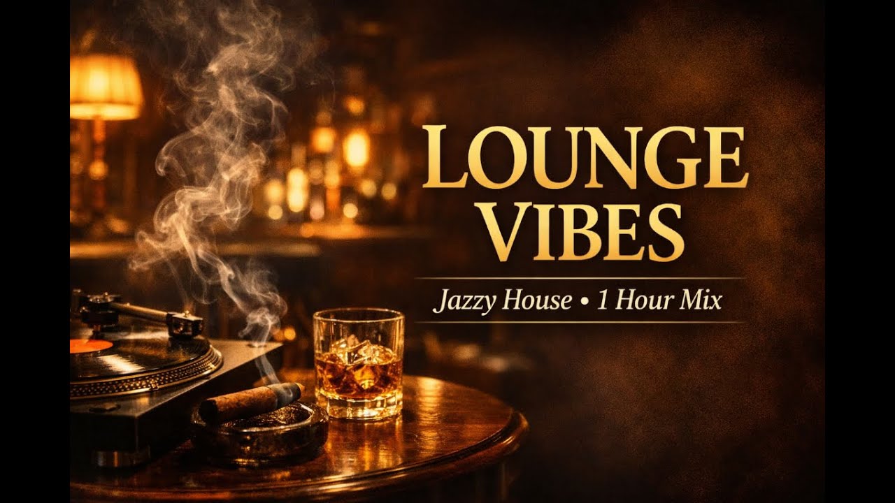 Lounge Vibes ☕ Jazzy House Mix (1 Hour) | Luxury Dinner & Cigar Bar Music